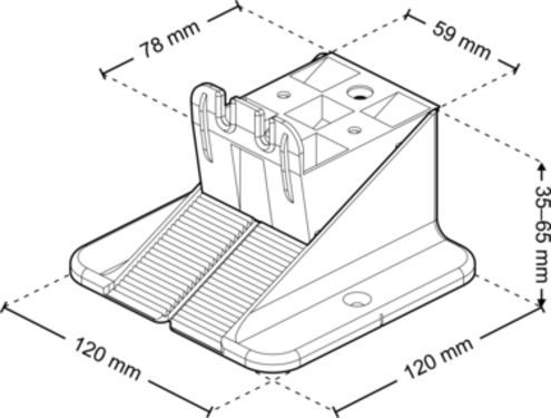 Dimensions rap m 35 65 oblique 3