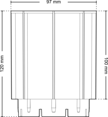 Dimensions sta ds100 front
