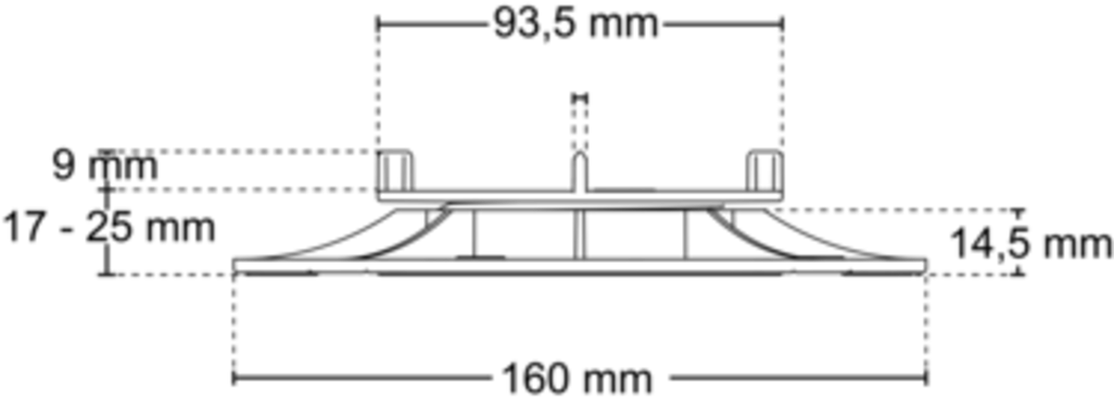 Dessin technique CLE 017 025 L3 AD Side