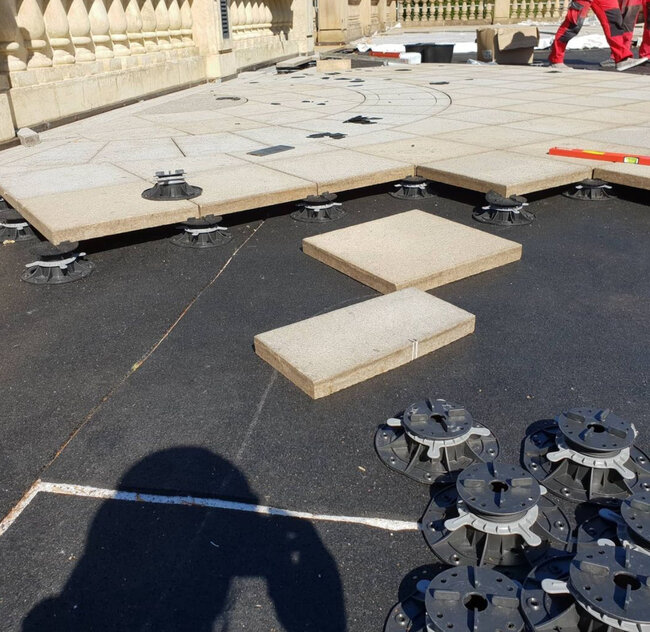 Rénovation de terrasse dans un bâtiment historique à Karlovy Vary 3