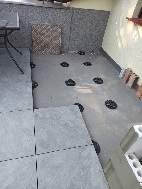 Photo d'une terrasse ventilée protection de l'étanchéité 3